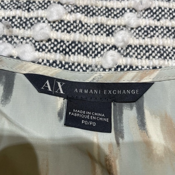 A/X ARMANI EXCHANGE | Patterned Romper Size P0/ Petite 0 - Picture 12 of 15